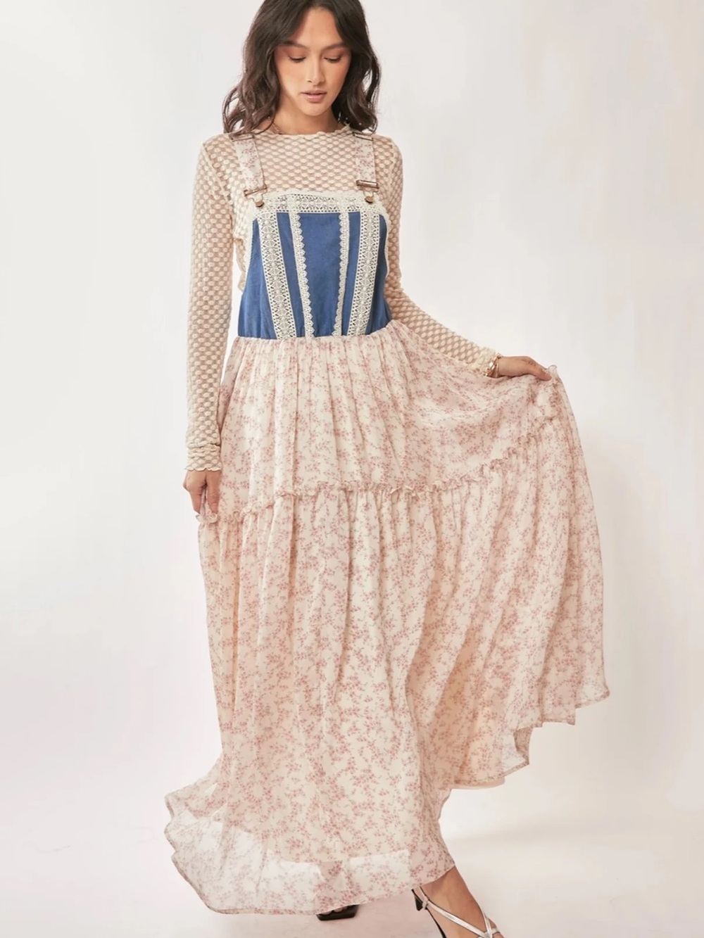 Floral Overall Dress